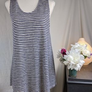 Striped Sleeveless Women's Top